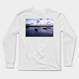 Boats at StKilda Pier, StKilda, Victoria, Australia. Long Sleeve T-Shirt